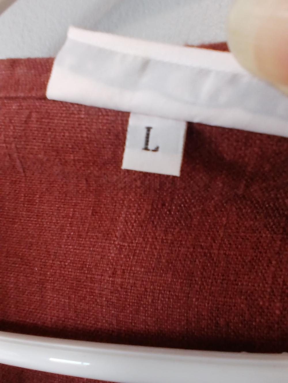 bryn Walker 100% Linen Open Asymetrical Shacket Women's Large Designer Lagenlook - Picture 4 of 5